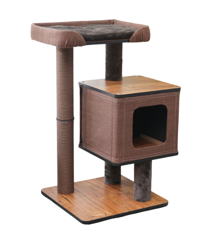 Catry Cat House with Scratcher 48x48x87cm