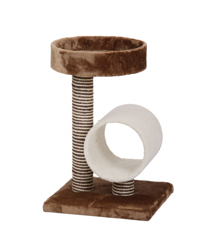 Catry Stylish Cat Tree with Scratch Post 45x45x69cm[Dimension - 45x45x69cm]