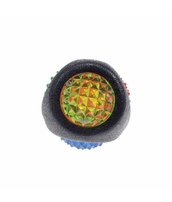 Imac Dog Toy TPR Diamonds with 4 Colour LED, 7,7cm