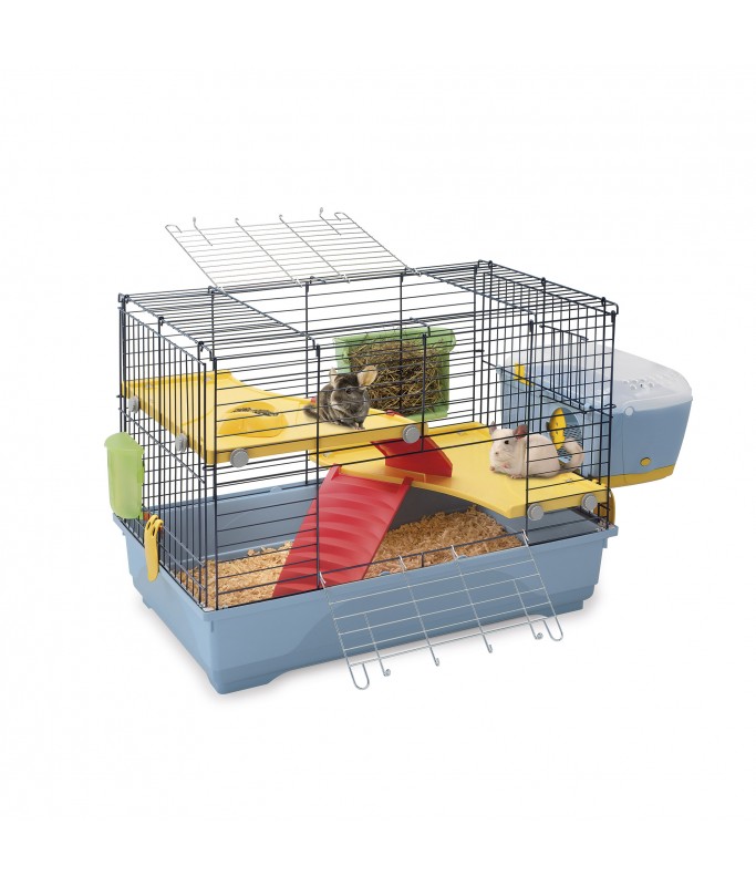 IMAC BENNY 80 Cage for rabbits, chinchillas, guinea pigs and ferrets -  80 x 48.5 x 60cm