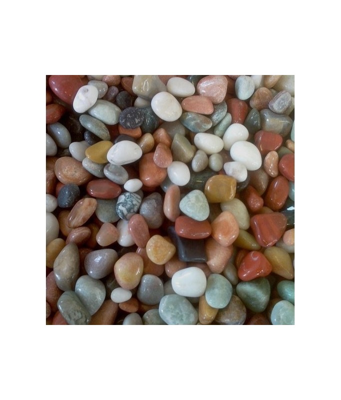 Indian Stone Natural Aquarium Mix Rodi Pebbles - 25 KG -[1-2 cm]