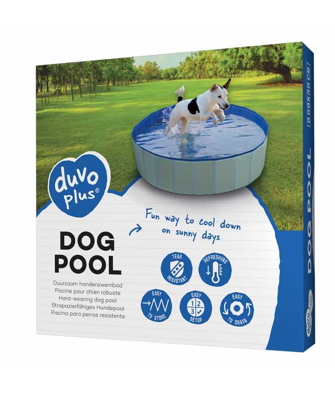 Duvo+ Dog Pool Blue[Diameter - 80x30cm]