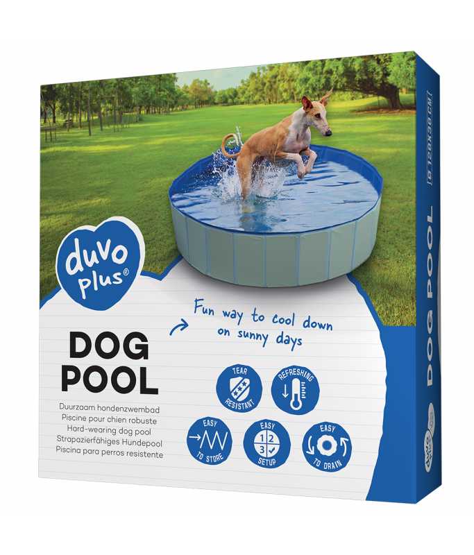 Duvo+ Dog Pool Blue[Diameter - 120x30cm]