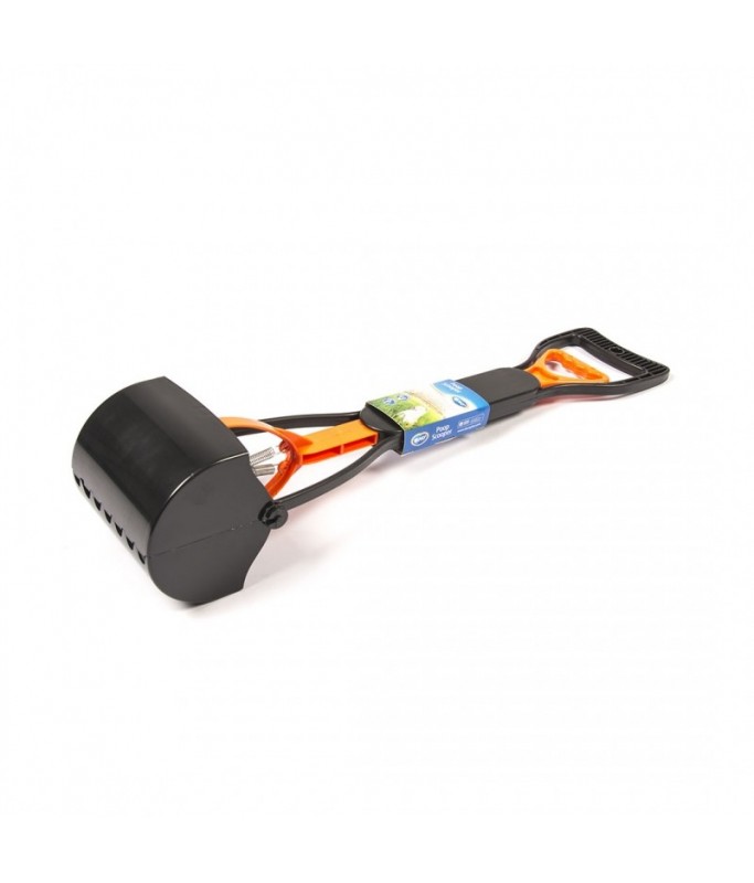 Duvo Poop Scooper Black/Orange 60cm[Length - 60cm]