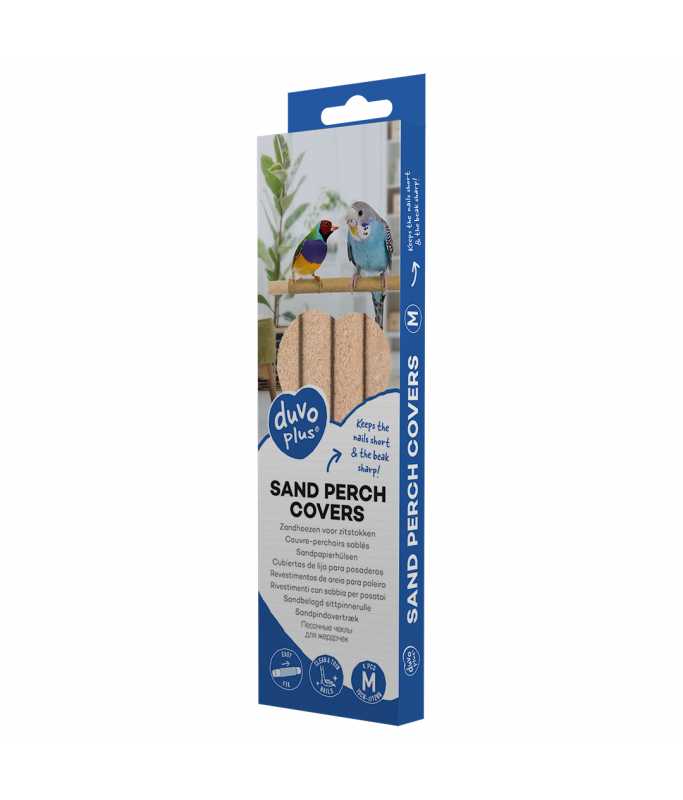 Duvo+ Sand Perch Covers - Beige[Count - 4, Dimension - 19x1x1 cm]