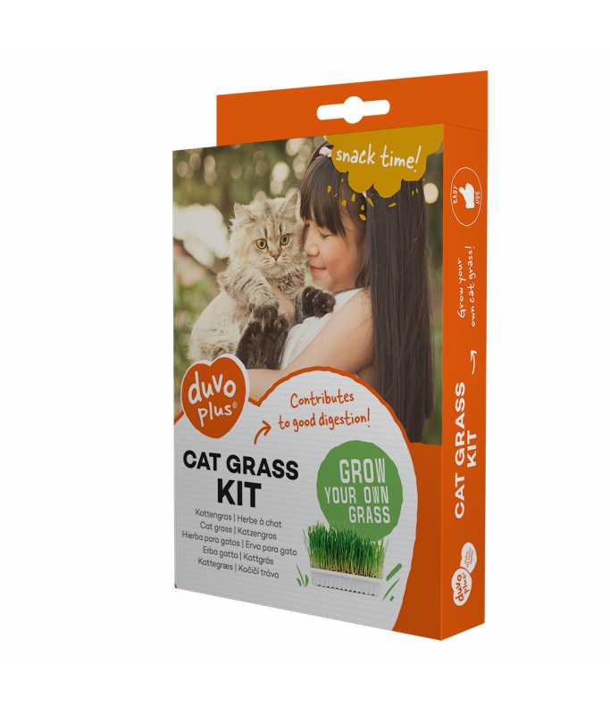 Duvo+ Cat Grass Kit - 70g - 17,5x13x3cm