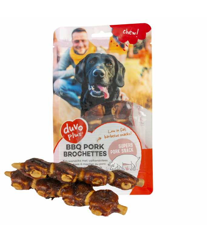 Duvo+ BBQ Pork Brochettes 14cm - 6pcs / 300g[Weight - 300g]