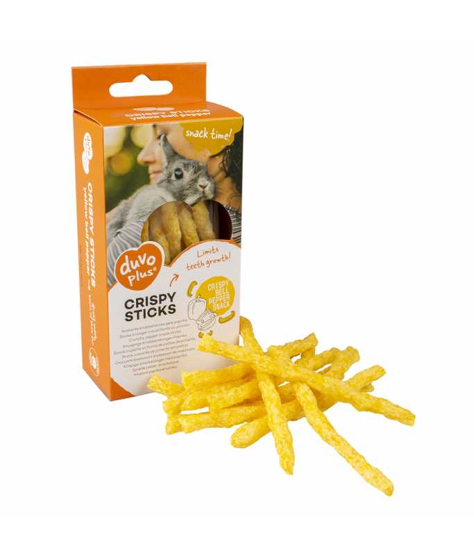 Duvo+ Crispy Chew Sticks Yellow Bell Pepper Yellow 50g