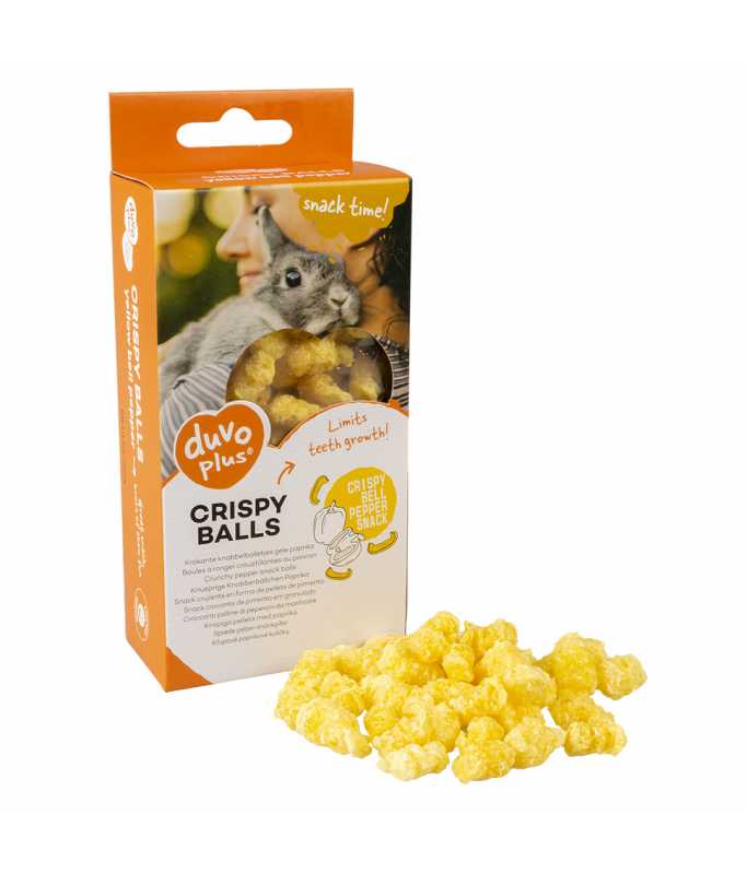 Duvo+ Crispy Chew Balls Yellow Bell Pepper Yellow 50g