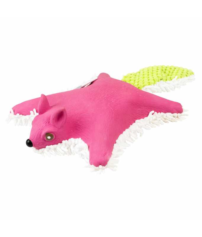 Duvo+ Plush & Latex Flying Squirrel 31x17x5cm purple/green