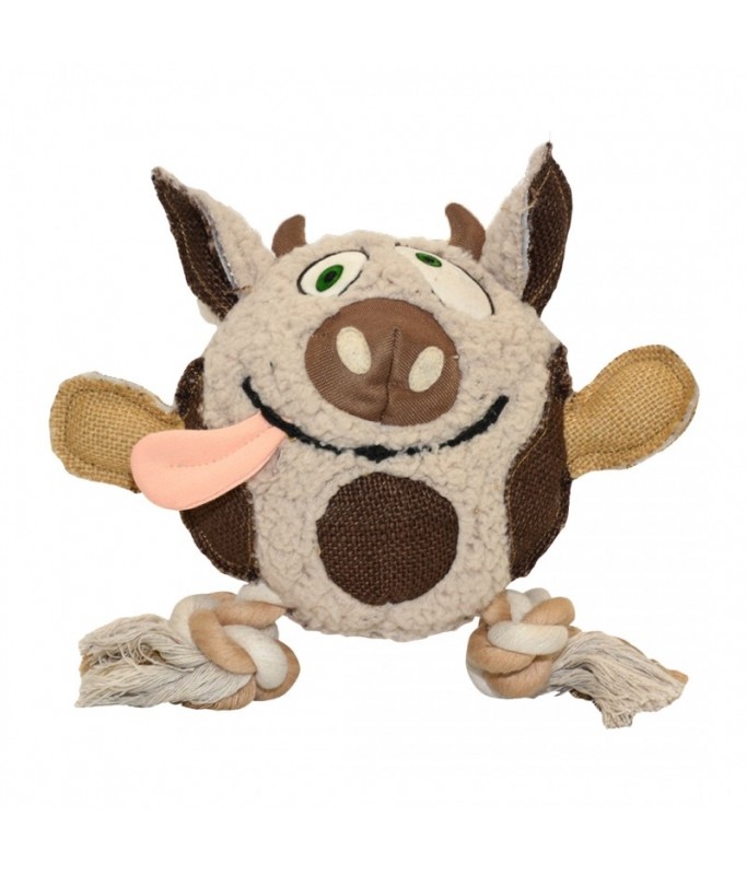 Duvo Canvas Plush Cow - Dog Toy