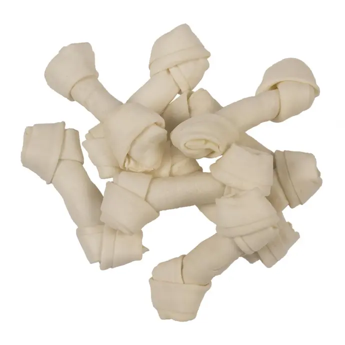 Duvo Knotted Bone White - 8pcs,13cm[Length - 13cm]