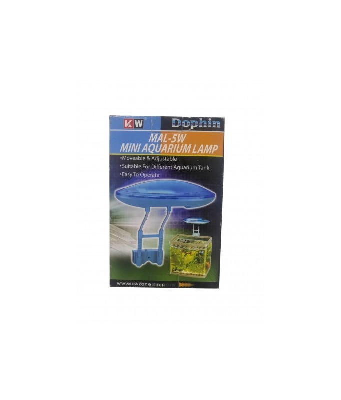 KW Zone Dophin Mal Mini Aquarium Lamp[Power - 5W]