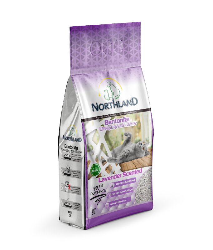 Northland Bentonite Clumping Cat Litter - Lavender [Volume - 5L]