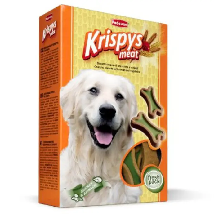 Padovan Krispys Meat 400g (Dog Biscuit)[Weight - 400g]