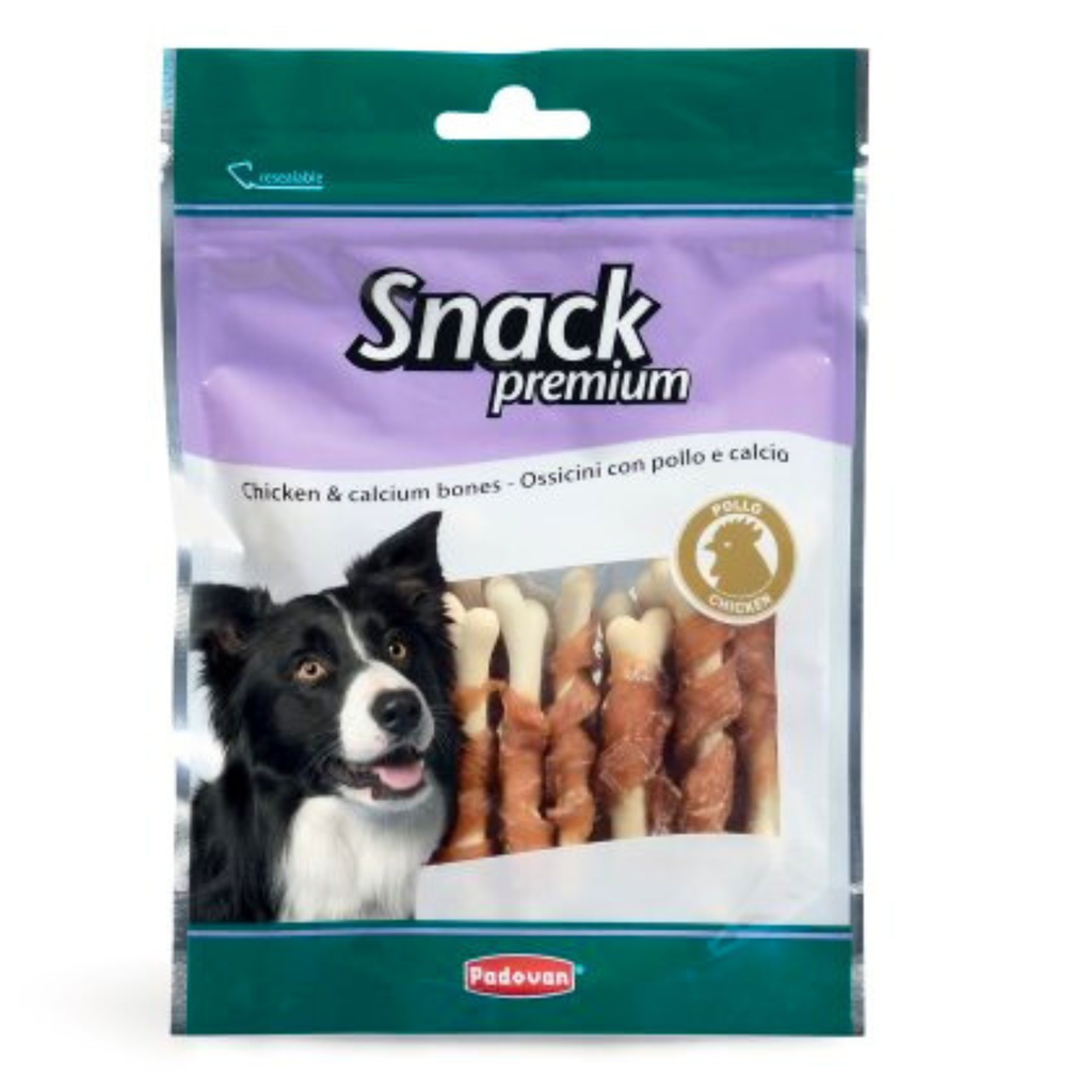 Padovan Chicken&Calcium Bone Dog Snack 100gm