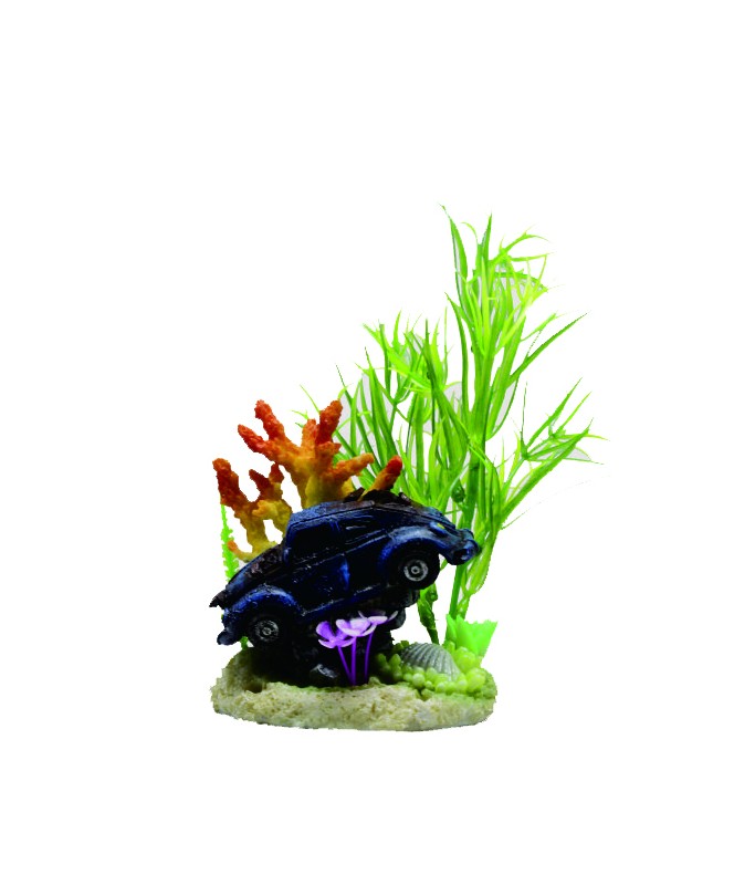 Yusee Aquarium Decoration - Artificial Plant - YS-18210[Dimension - 10 x 7.5 x 19cm]