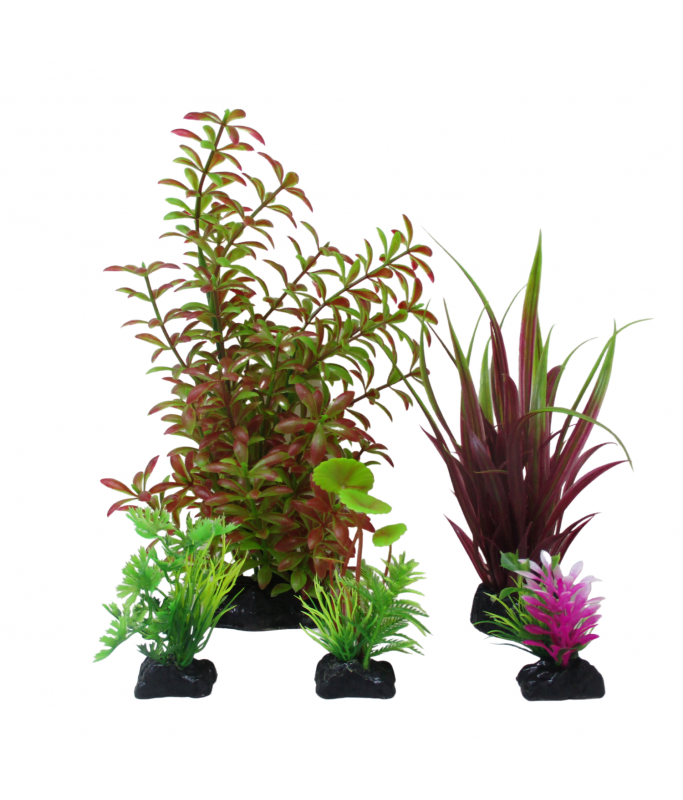 Yusee Aquarium Decorations - Artificial Plant - YS-2670311 (H:25cm)