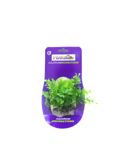 Yusee Aquarium Decoration - Artificial Plant -YS-92109[Length - 10-12cm]