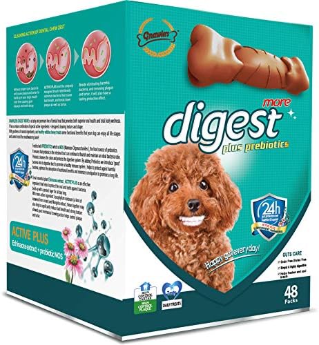 Gnawlers 3"Digest Plus Prebiotics For Dogs-48pcsx15g Display Box [Box Code:09459]-(MOQ:48pcs)