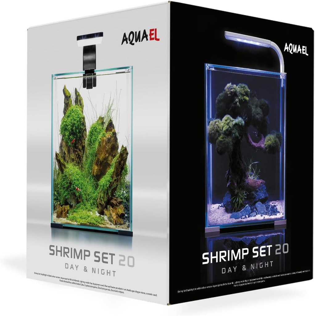 Aquael Shrimp Set Smart White-Day & Night[Volume - 20L]