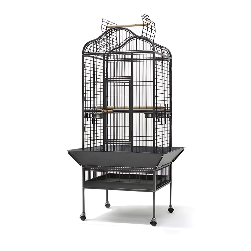 Dayang Bird Cage (A14) - 82.5 x 77.5 x 156cm-Black