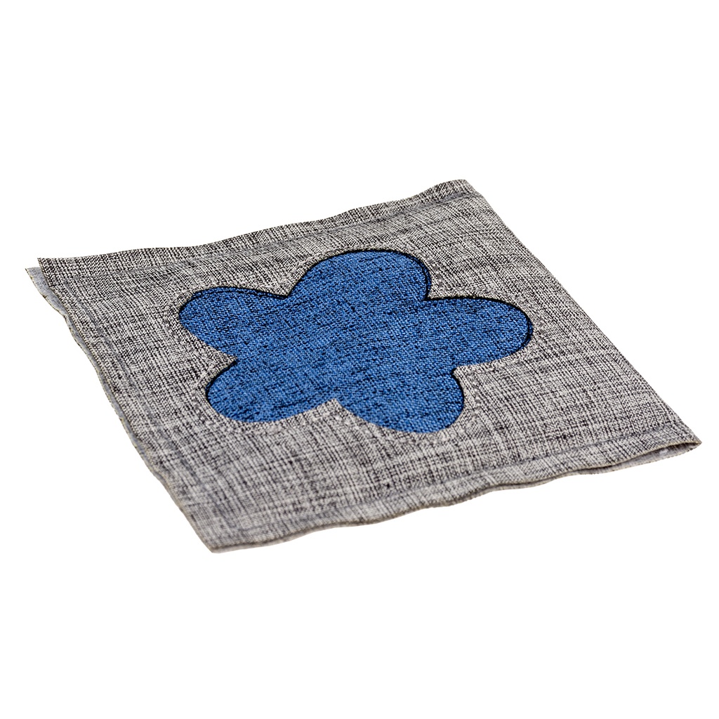 Duvo+ ECO Navy Square & Catnip 8x8x1cm Blue/Grey