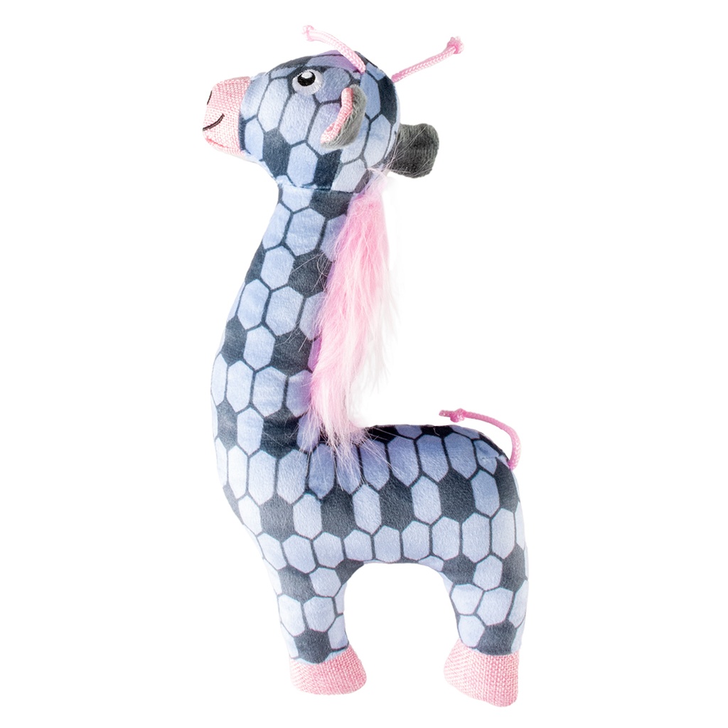 Duvo+ Plush Giraffe Retro Dog Toy 32x14x5cm Blue