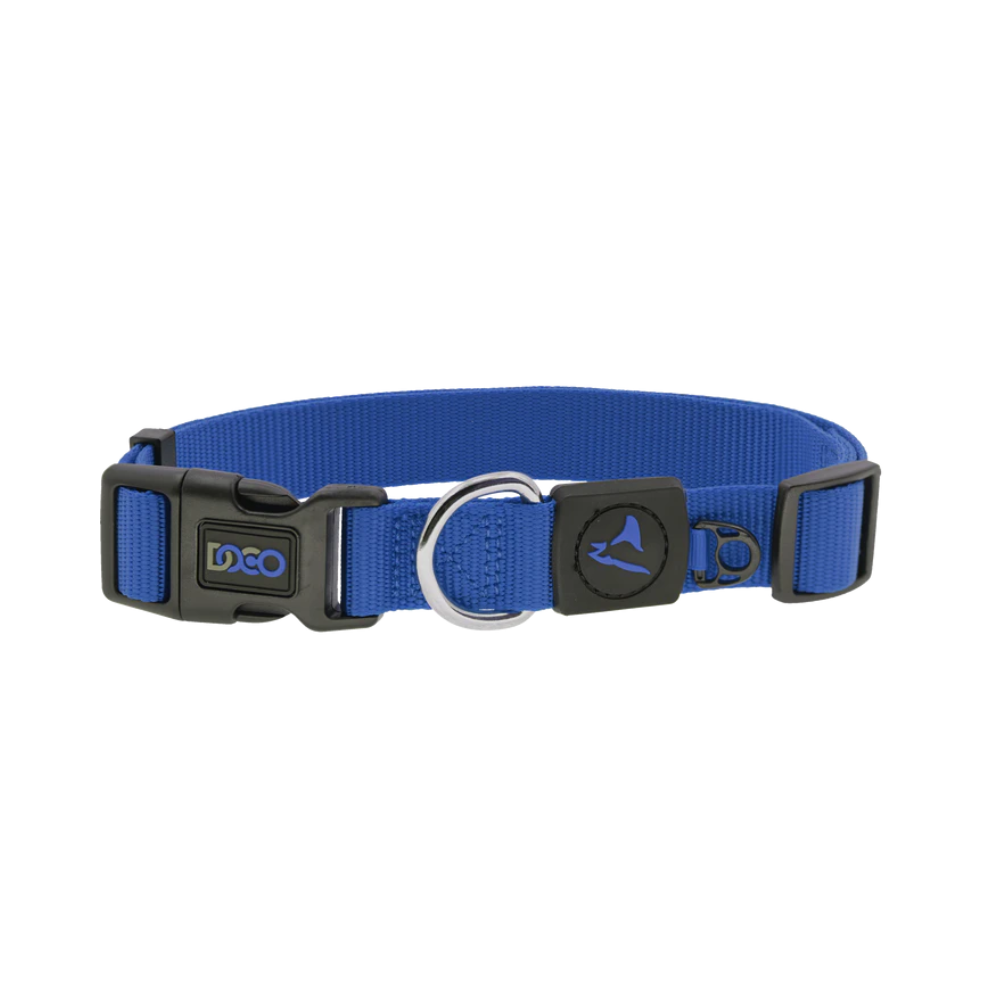 DOCO® Signature Nylon Collar-1.5 x 27-37cm(S)-Navy Blue