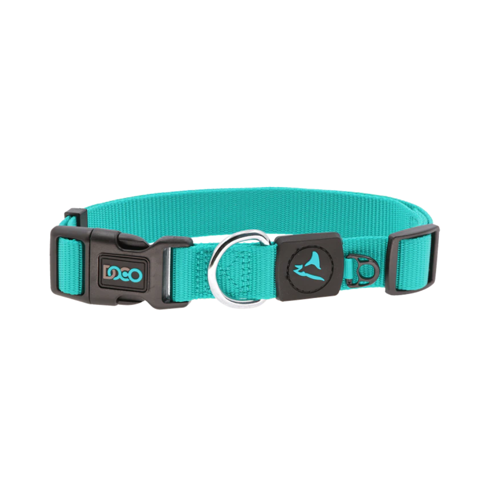 DOCO® Signature Nylon Collar-2.5 x 45-68cm(L)-Turquoise