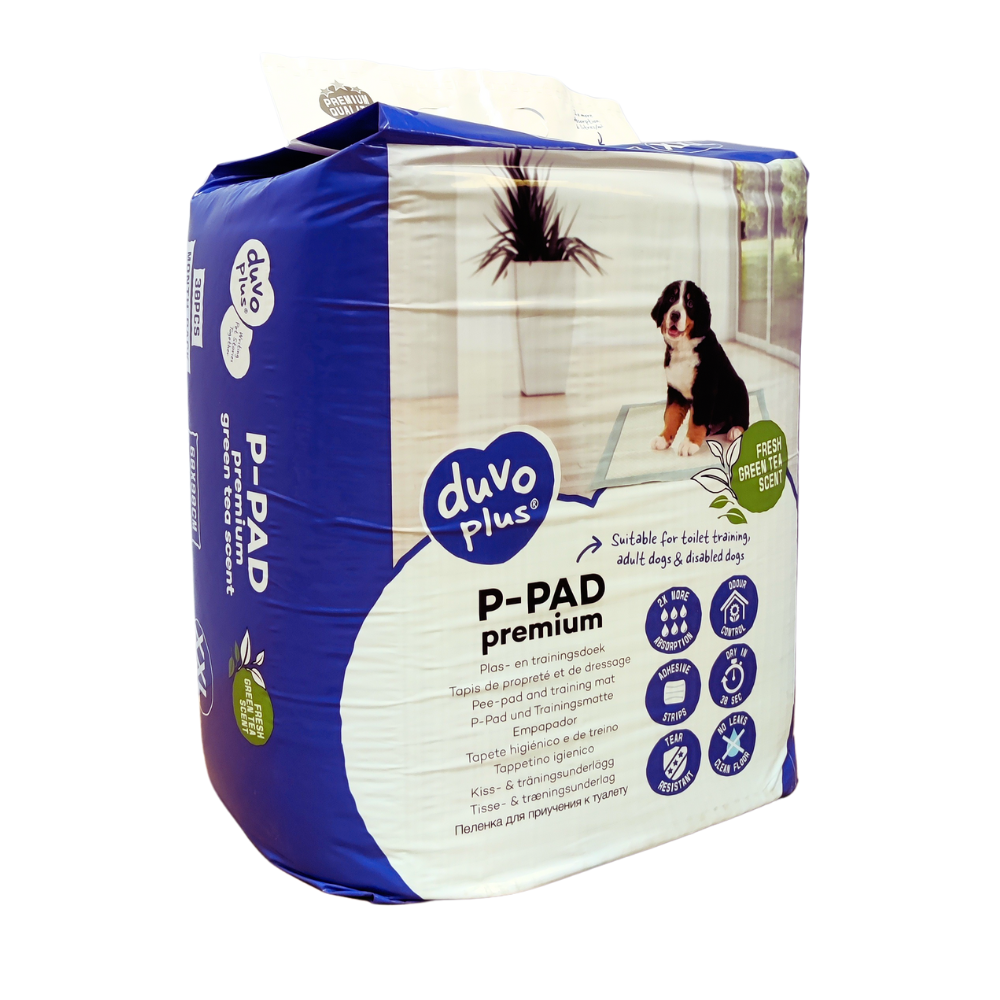 Duvo+ Pet Pad Premium Month Pack XXL-60x90cm-Green Tea Scent-30pcs