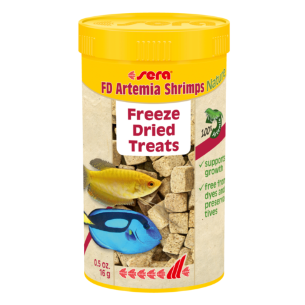 Sera FD Artemia Shrimps Nature Freeze Dried Treats[Volume - 250ml]