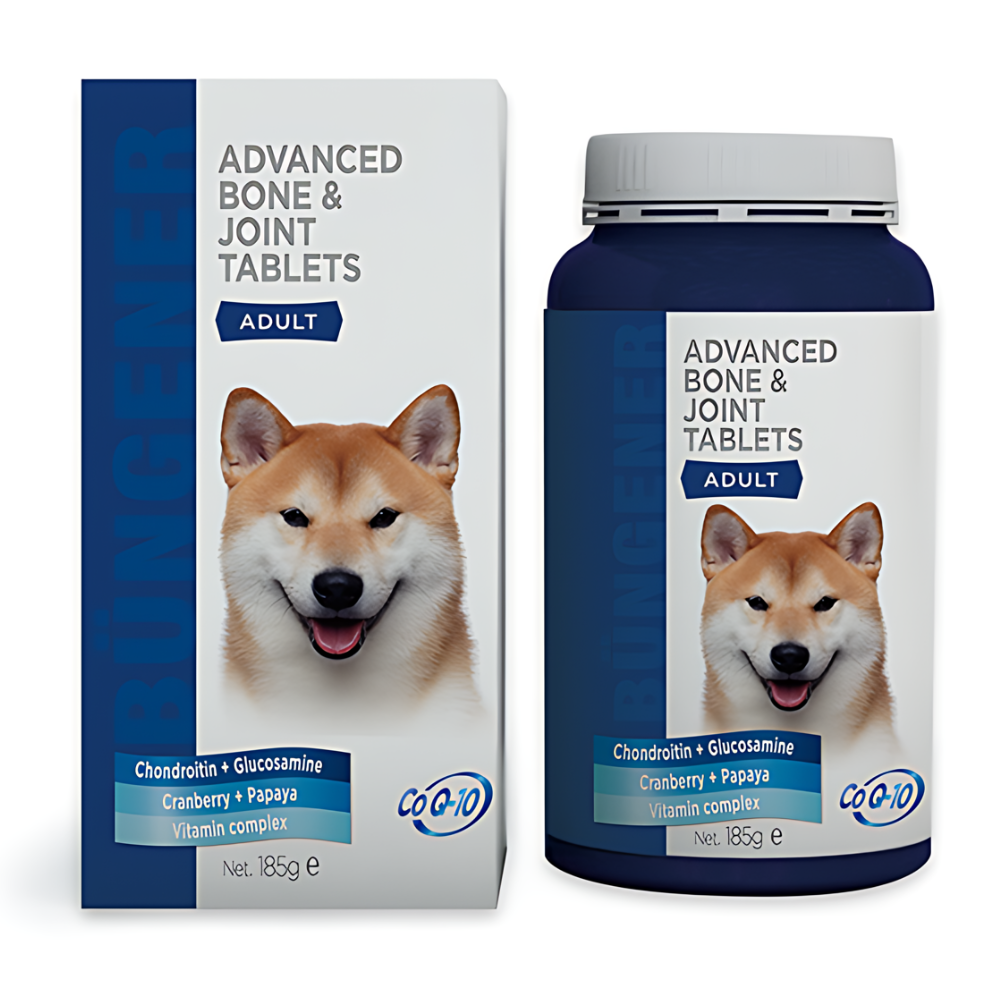 Bungener Advanced Bone & Joint Tablets For Dogs-Adult-185g[Weight - 185g]