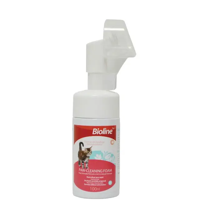 Bioline  Paw Cleaning Foam(Cat)[Volume - 100ml]