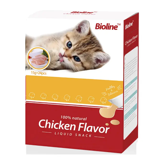 Bioline Cat Treats 15g x 24[Flavor - Chicken]