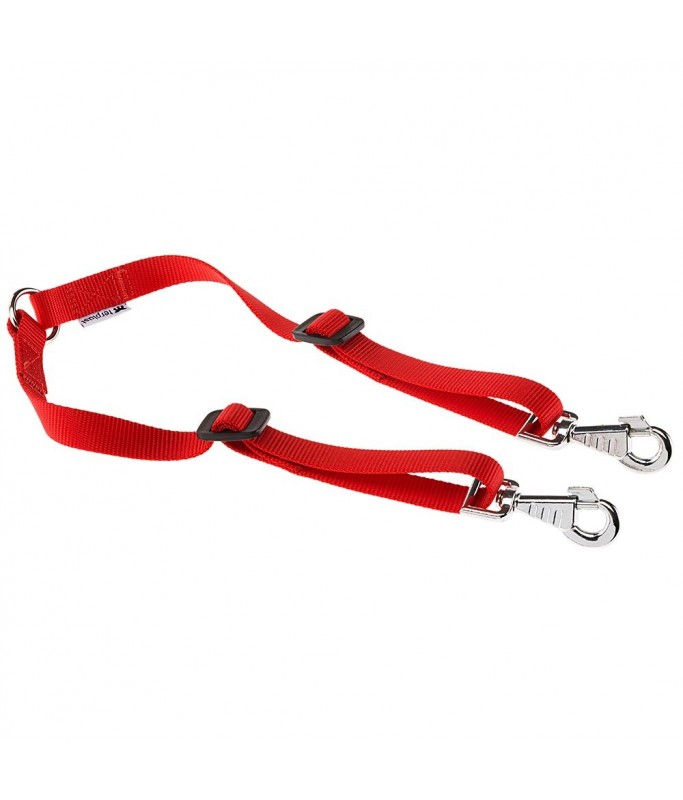 Ferplast Twin Double Terminal for Dog Leash[Dimension - 20mm x  L 33-50cm]