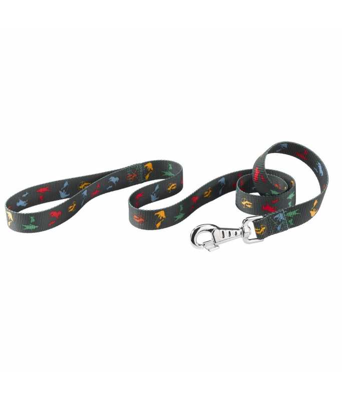 Ferplast Nylon Dog Lead Black  - 25 mm x L 120 cm