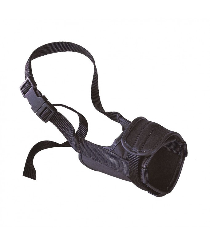 Ferplast Safe Adjustable Muzzle Boxer[Dimension - 30-55 x 14-20 x 9.5cm, Size - S]