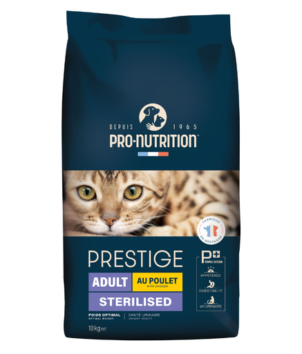 [203950] Pro nutrition Prestige Cat Adult Sterilised Chicken 10Kg