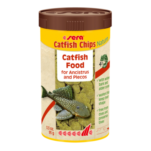 [4001942005111] Sera Catfish Chips Nature 250ml (95g)[Volume - 250ml, Weight - 95g]