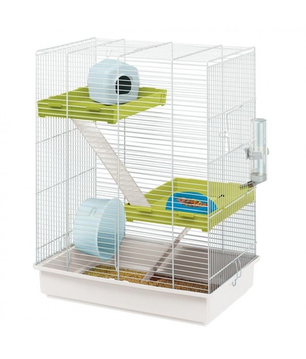 [57018411W1] Ferplast Hamster Tris Three Floors Hamster Cage - 46 x 29 x h 58 cm