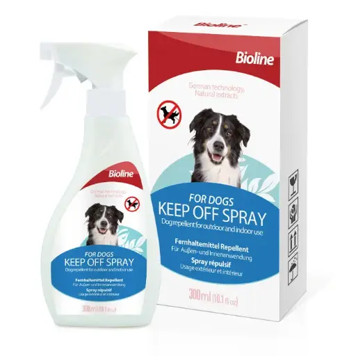 [6970117120288] Bioline Keep Off Spray For Dogs 300ml[Volume - 300ml]