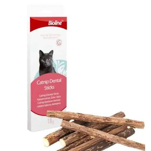 [6970117120295] Bioline Catnip Dental Sticks 10g[Weight - 10g]