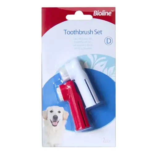 [6970117120561] Bioline Finger Tooth Brush Set[Weight - 100g, Count - 2]