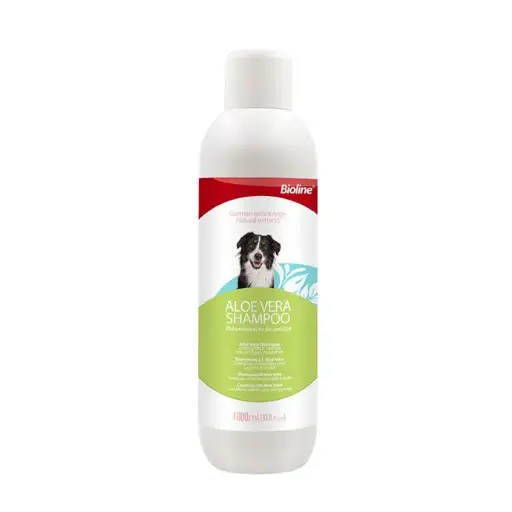 [6970117120837] Bioline Aloe Vera Dog Shampoo 1L[Volume - 1L, Weight - 1.17kg]