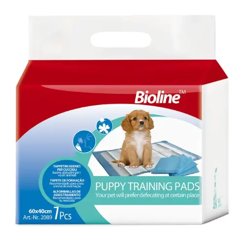 [6970117120899] Bioline Puppy Training Pads 60 x 40cm[Dimension - 60 x 40cm, Weight - 250g, Count - 7]