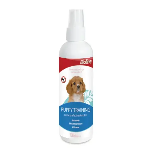 [6970117123777] Bioline Puppy Training Spray 120ml[Volume - 120ml]