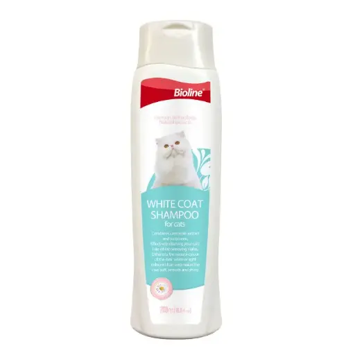 [6970117123869] Bioline White Coat Shampoo For Cat 200ml[Volume - 200ml]