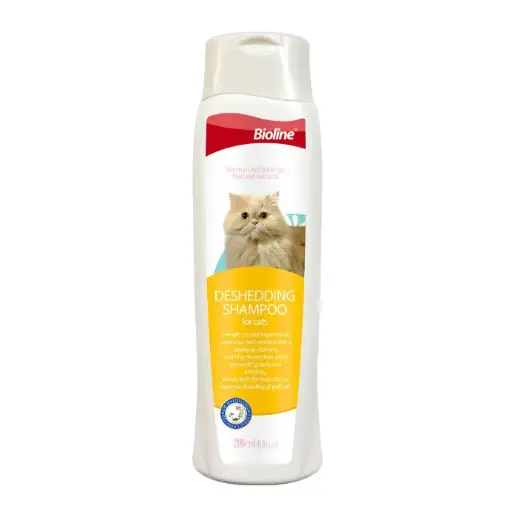 [6970117123890] Bioline Deshedding Shampoo For Cat 200ml[Volume - 200ml]