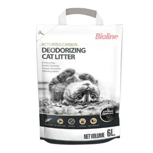 [6970117124057] Bioline Deodorizing Cat Litter 6L[Volume - 6L]